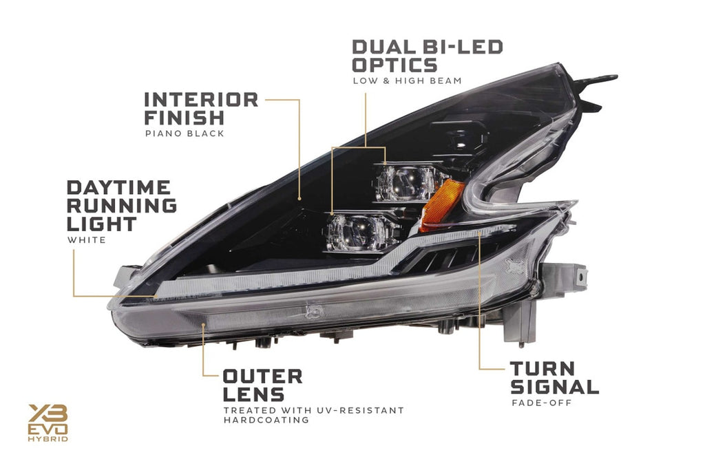 2009-2021 NISSAN 370Z XB EVO HYBRID LED HEADLIGHTS