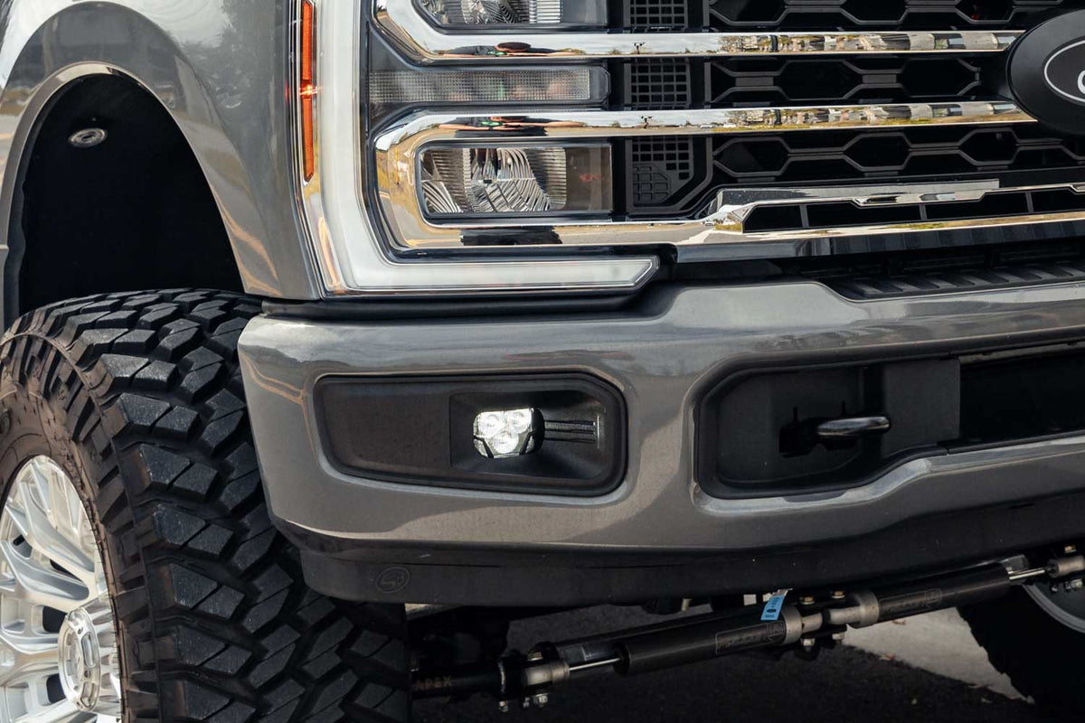Morimoto 4Banger LED Fog Lights: 2023-2027 Ford Super Duty