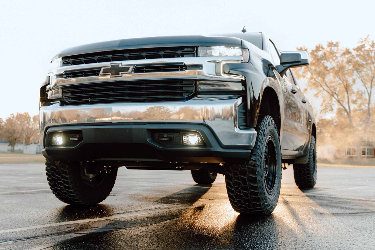 Morimoto 4Banger LED Fog Lights: 2020-2023 Chevy Silverado 2500/3500 HD