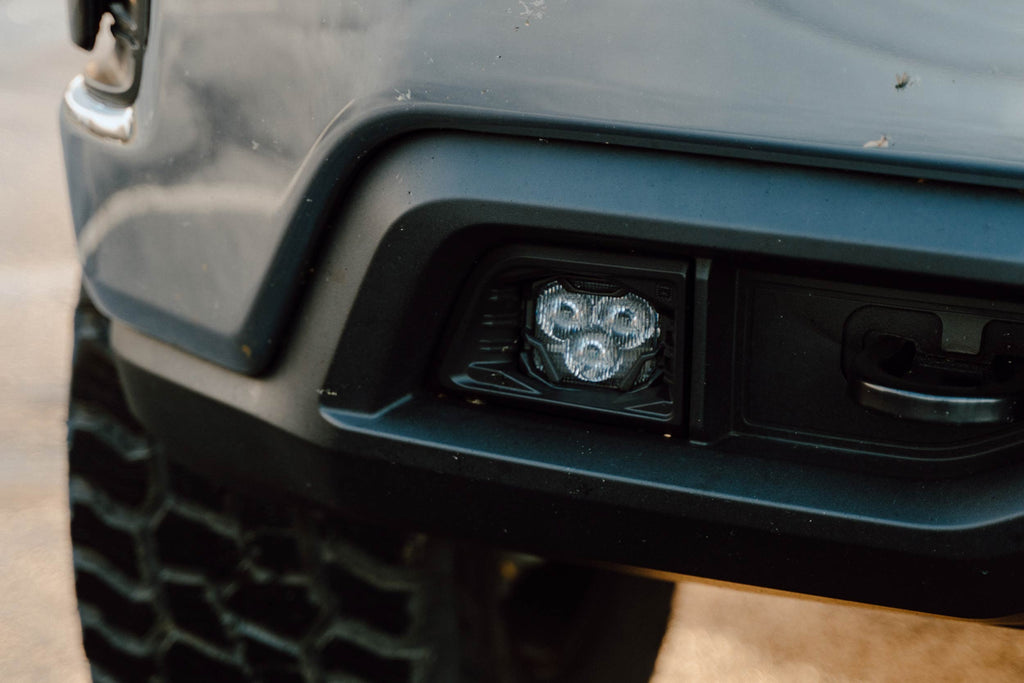Morimoto 4Banger LED Fog Lights: 2020-2023 Chevy Silverado 2500/3500 HD