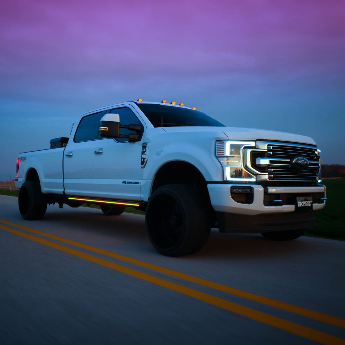 2017-2022 Ford F-250/F-350 Super Duty | Powered Light Up Running Boards