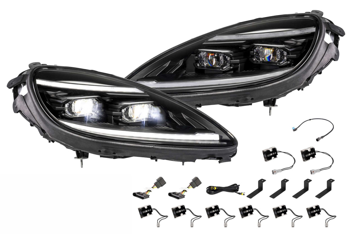 2005-2013 Chevy Corvette C6 | Morimoto XB Evo Hybrid LED Headlights