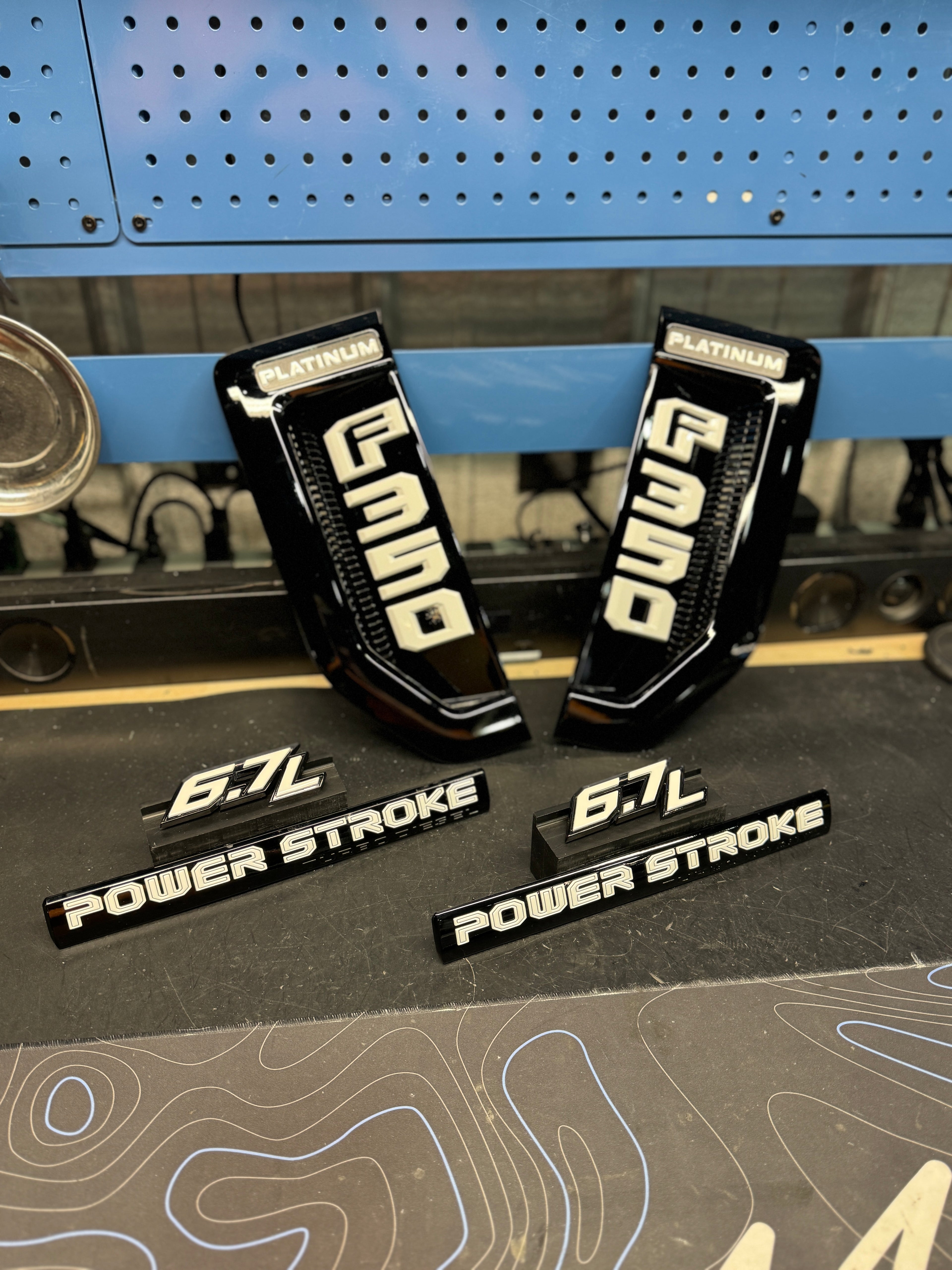2017-2022 Ford Super Duty Fender Badges