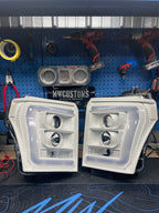 2011-16 FORD SUPER DUTY C BAR HEADLIGHTS