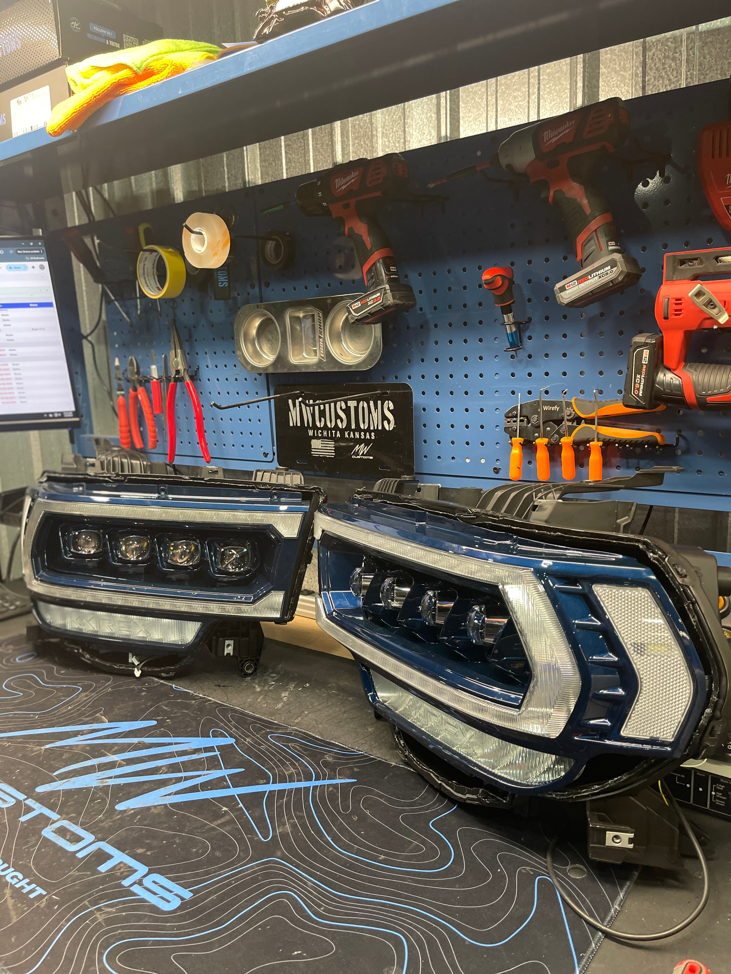 2019-2024 RAM HD 2500 ALPHAREX HEADLIGHTS NOVA SERIES