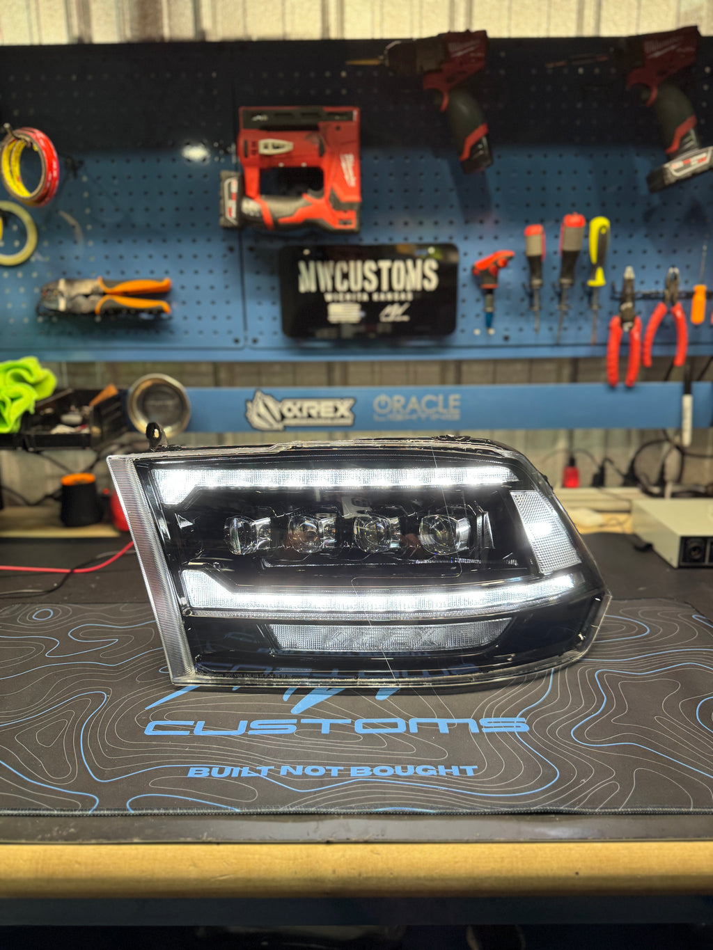 2009-18 DODGE RAM ALPHAREX G2 5TH GEN RAM STYLE NOVA SERIES HEADLIGHTS
