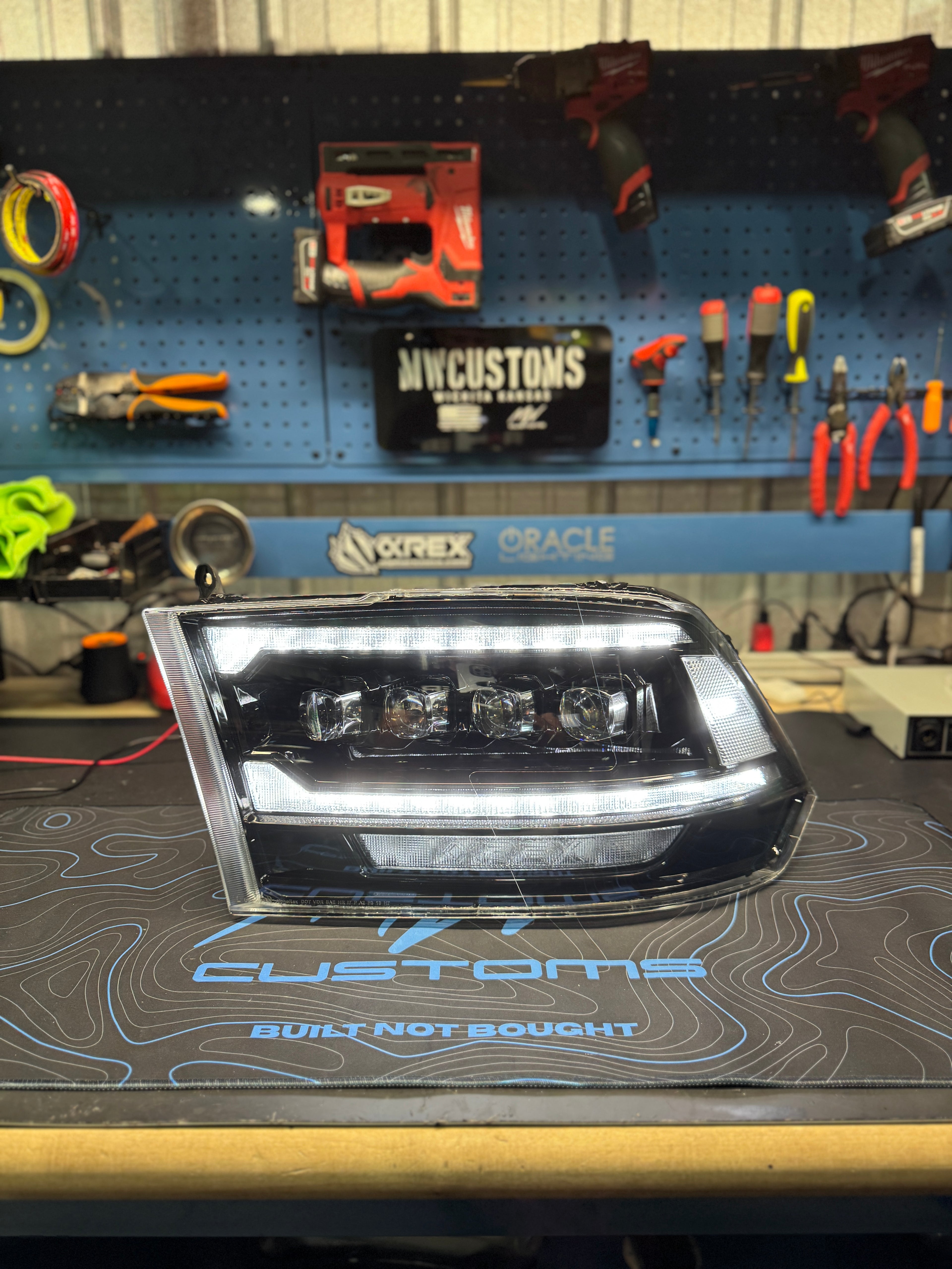 2009-18 DODGE RAM ALPHAREX G2 5TH GEN RAM STYLE NOVA SERIES HEADLIGHTS