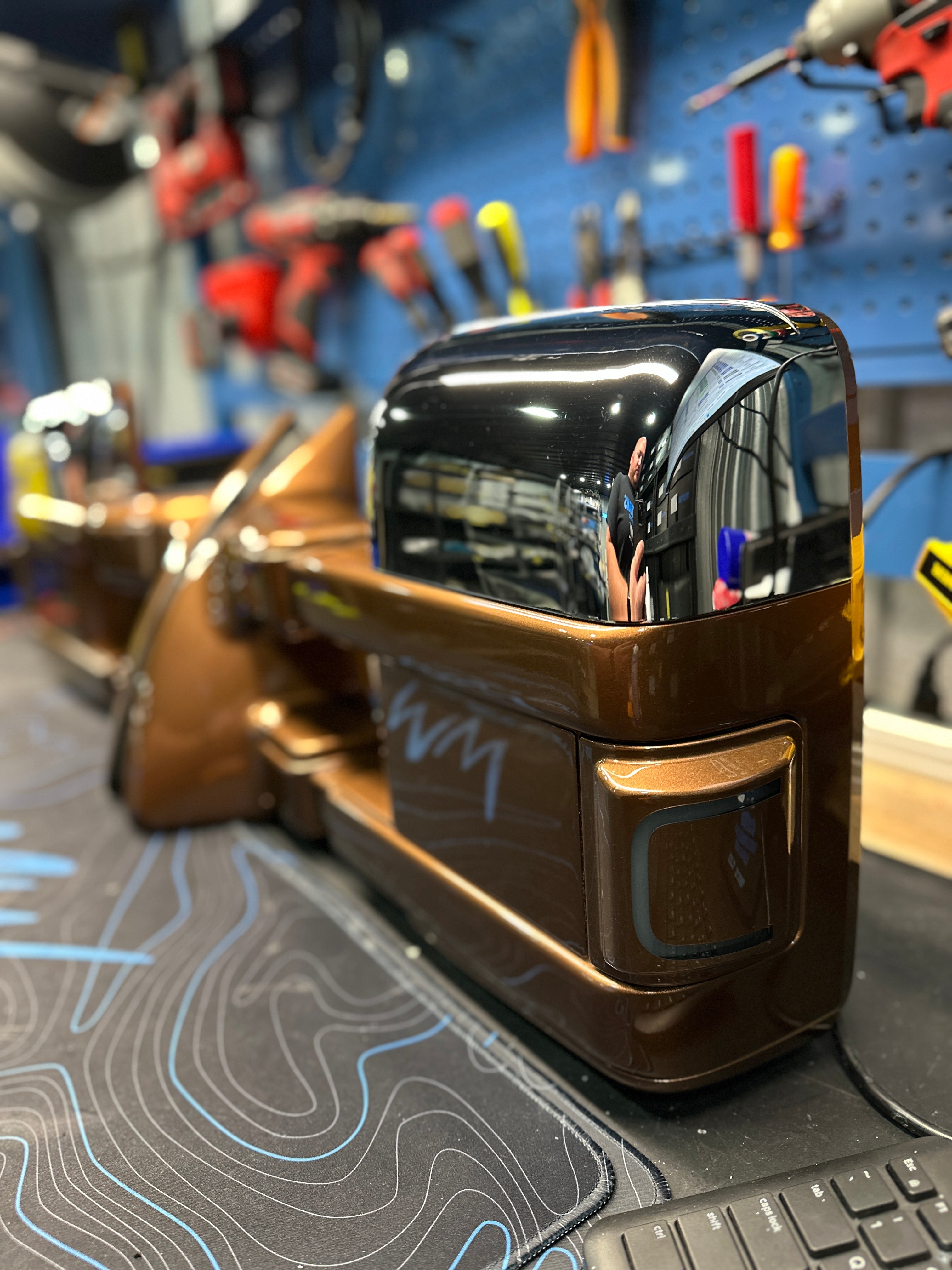 CUSTOM FORD TOW MIRRORS 1999 - 07 FORD SUPER DUTY (2008 Style)