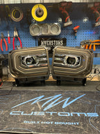 2014-18 GMC SIERRA C BAR STYLE HEADLIGHTS