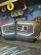 2014-18 GMC SIERRA C BAR STYLE HEADLIGHTS