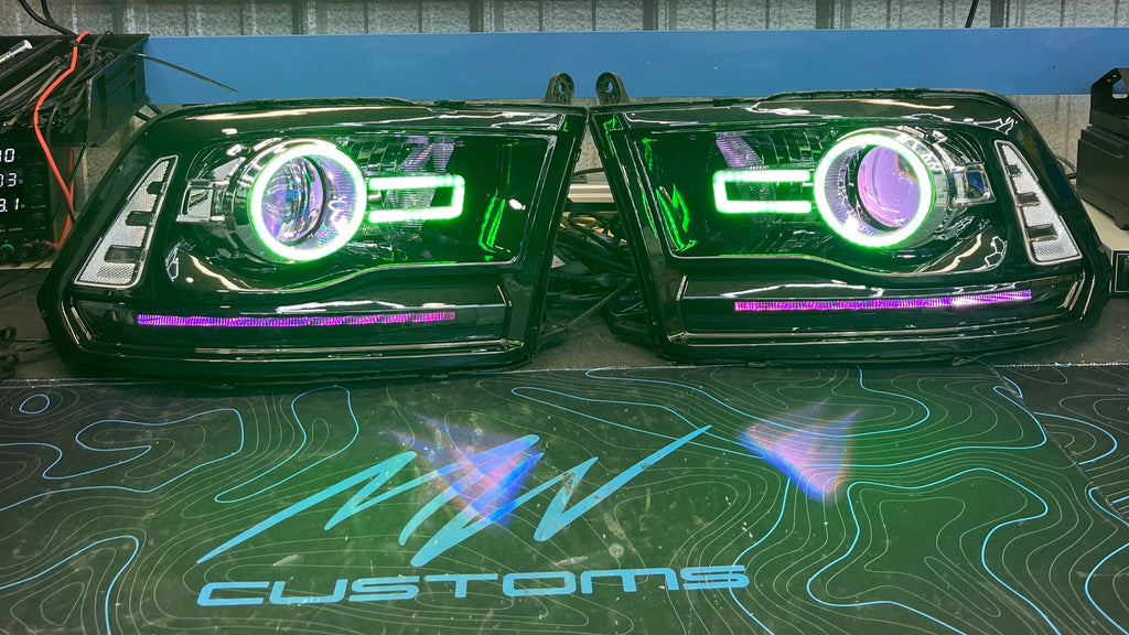 2009-18 DODGE RAM PROJECTOR HEADLIGHTS