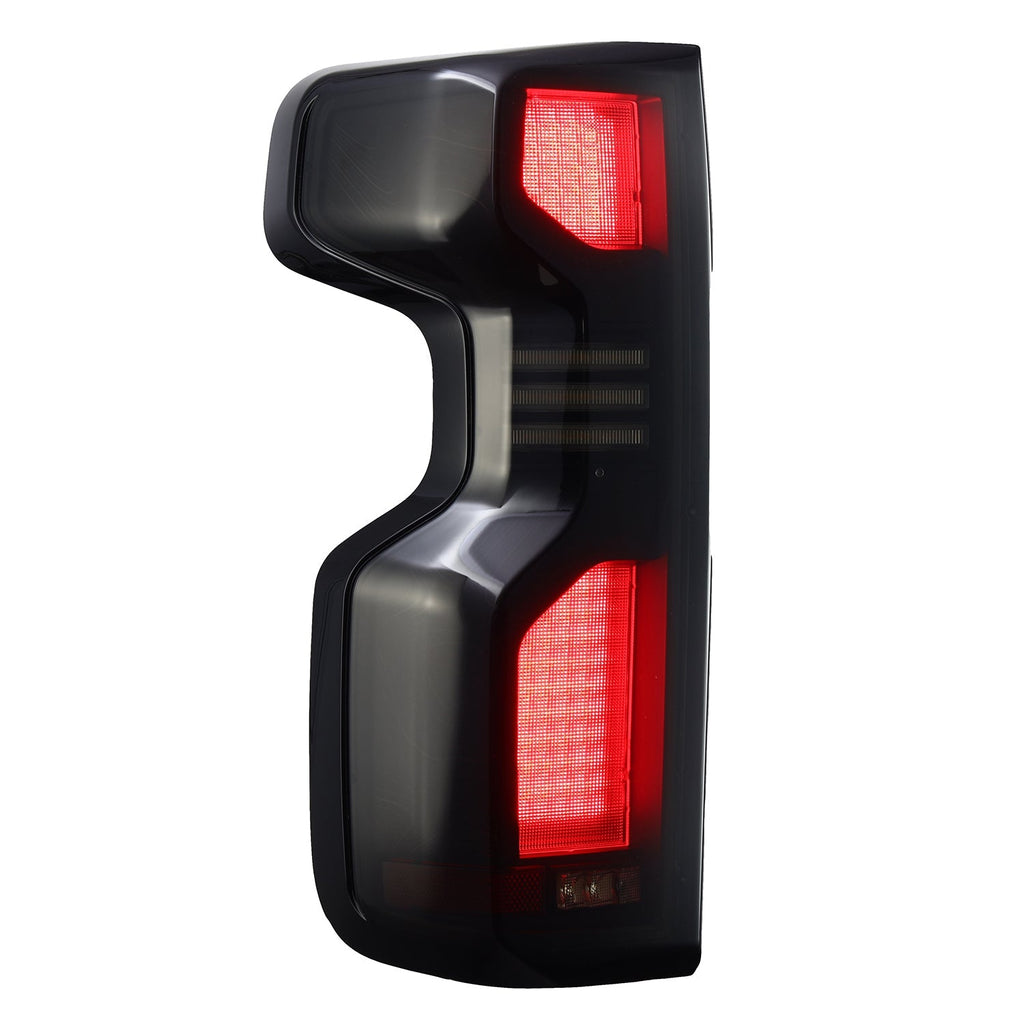 2019-2026 Chevy Silverado 1500 & 2020-2026 Silverado HD | AlphaRex TOPO-ETCH LUXX-Series LED Tail Lights