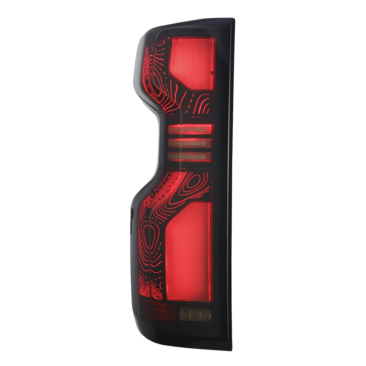 2019-2026 Chevy Silverado 1500 & 2020-2026 Silverado HD | AlphaRex TOPO-ETCH LUXX-Series LED Tail Lights