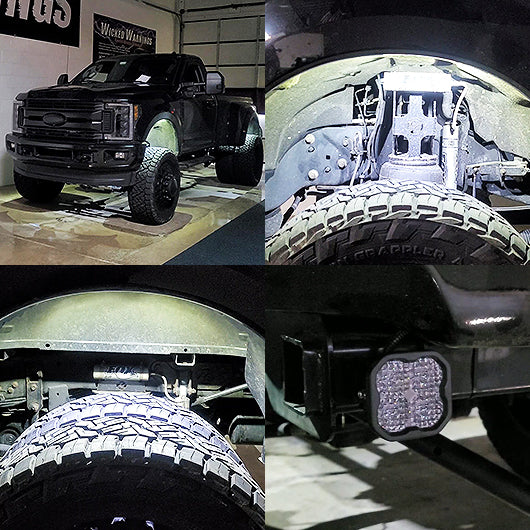 F-350 Dually Wheel Well Rock Lights Kit