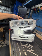 2019-2021 CHEVY SILVERADO 1500 REFLECTOR LED HEADLIGHT
