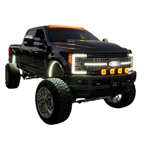 FLY BAR™ – Universal Roof Clearance Light Bar for Trucks (No-Drill Install)