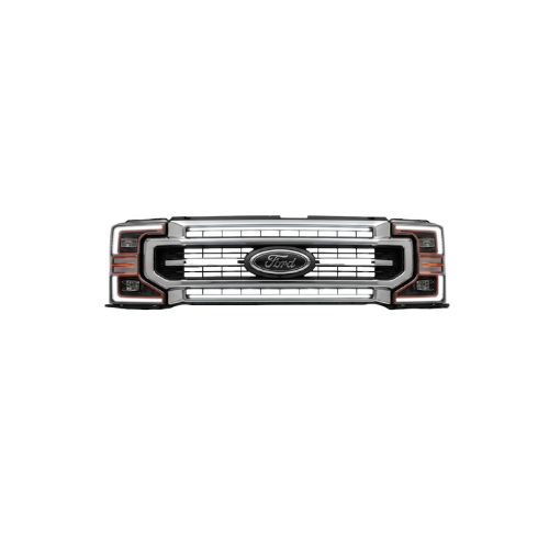 2020-2022 Ford F-250/F-350/F-450/F-550 Center LED Grille Light Kit – Set of 2 Bars, IP67, Plug-and-Play Ready