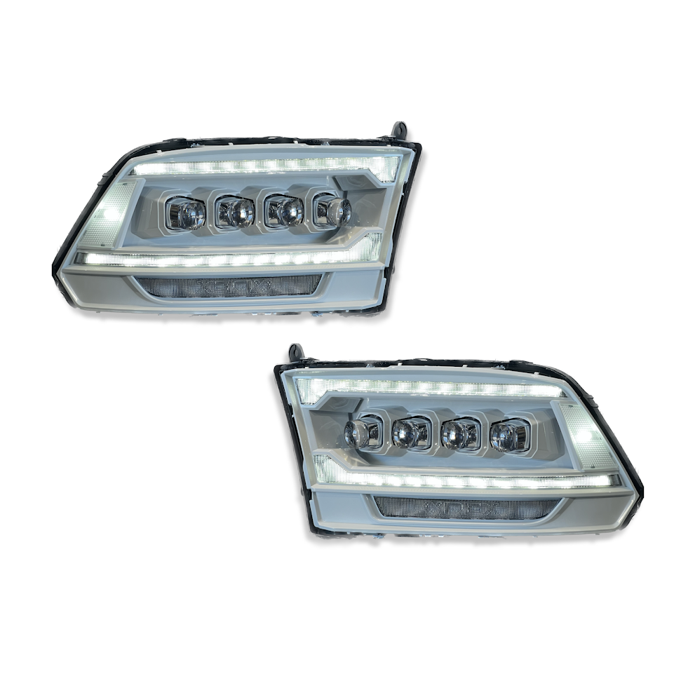 2009-18 DODGE RAM ALPHAREX G2 5TH GEN RAM STYLE NOVA SERIES HEADLIGHTS