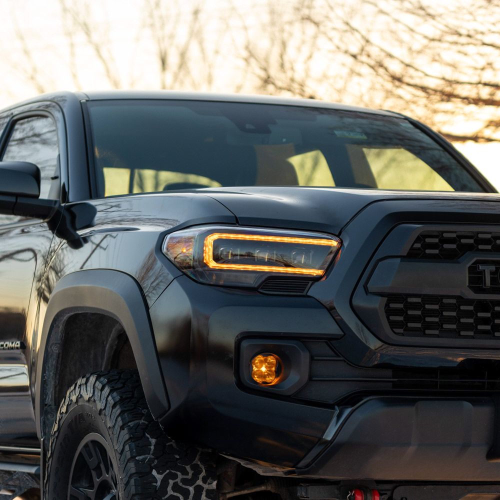 2016-2023 Toyota Tacoma LED Projector Headlights with Selectable DRL