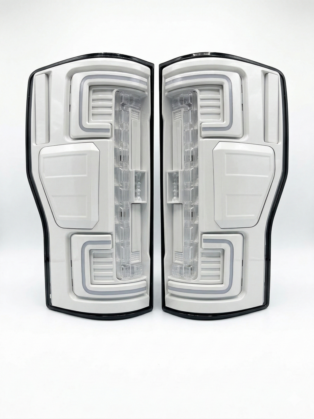 Pair of white tail lights