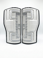 Pair of white tail lights