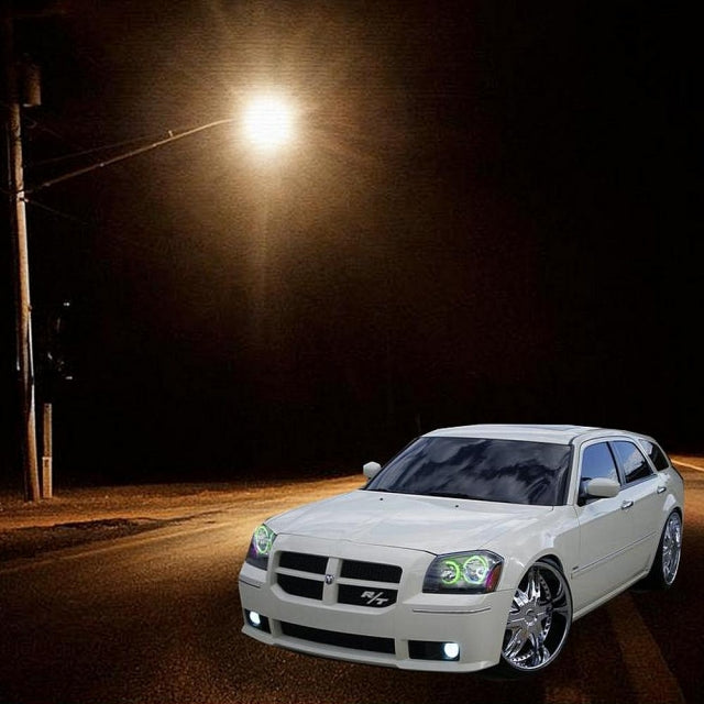 2005-2007 DODGE MAGNUM FLOW SERIES HALO & FOG HALO BUNDLE w/ REMOTE