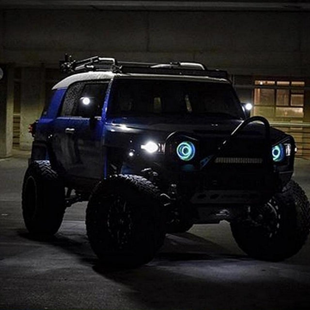 2007-2014 TOYOTA FJ CRUISER HALO AND PROJECTOR HALO BUNDLE - RGBW