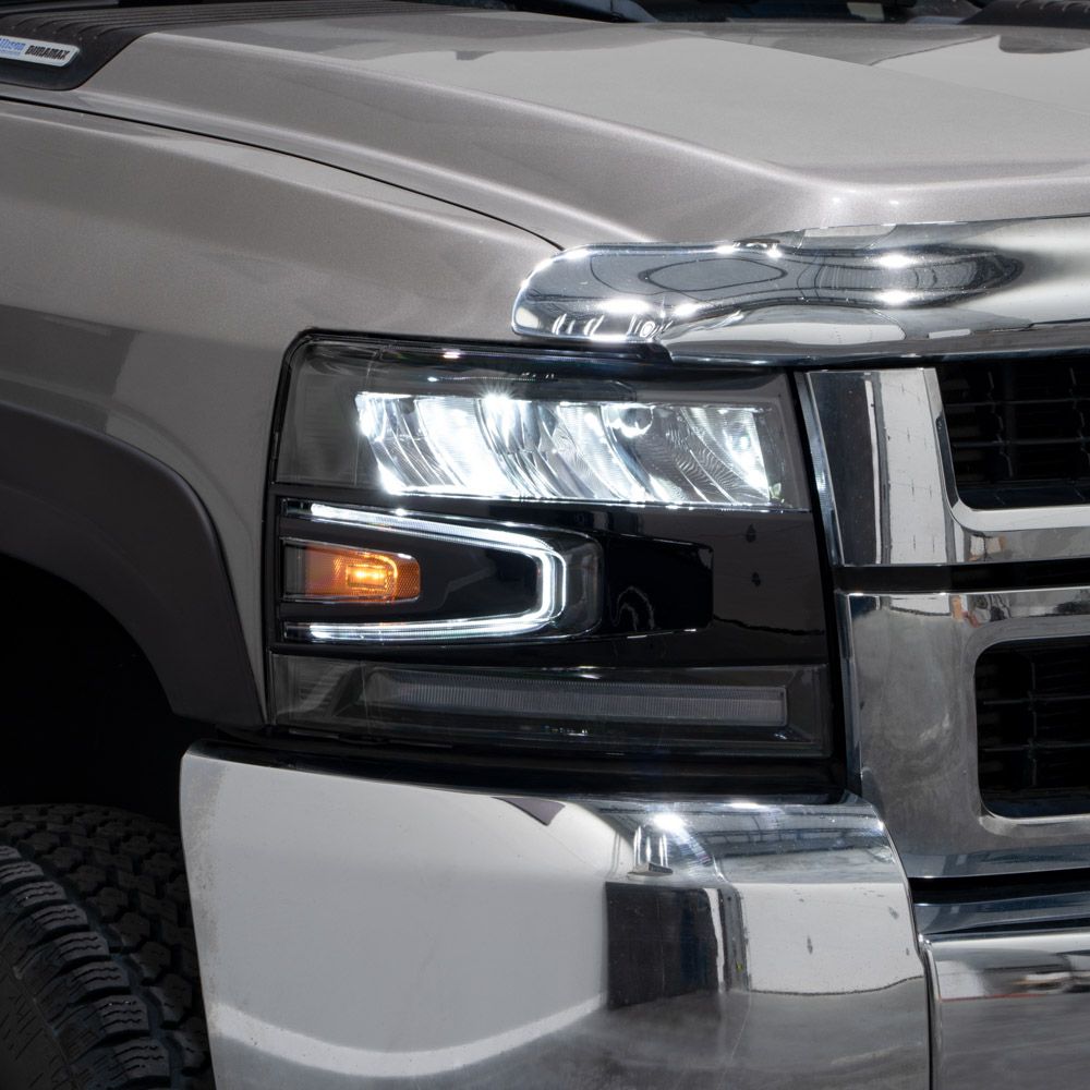 2007-2013 Chevrolet Silverado LED Reflector Headlights