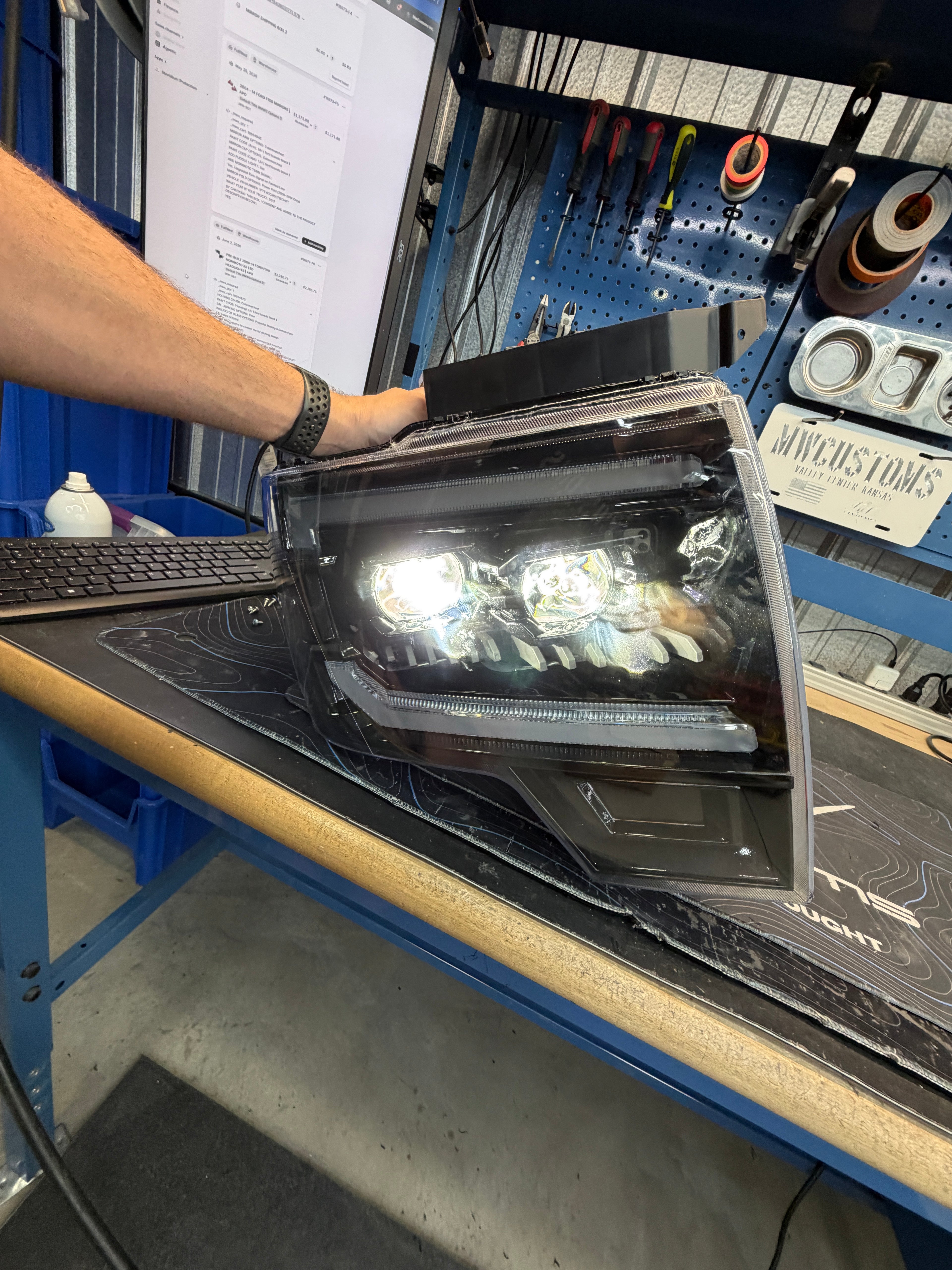 2009-2014 Ford F150 XB Evo Hybrid LED Custom Headlights