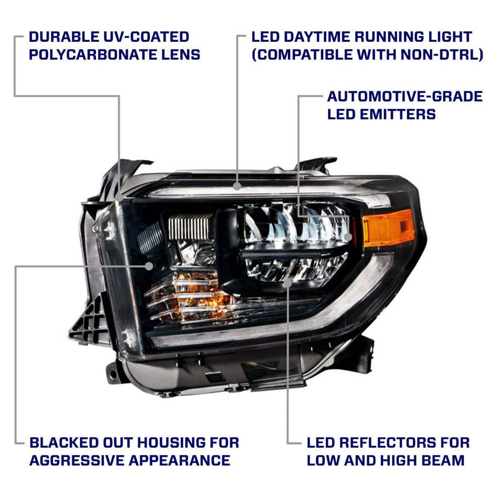 2014-2021 Toyota Tundra LED Reflector Headlights