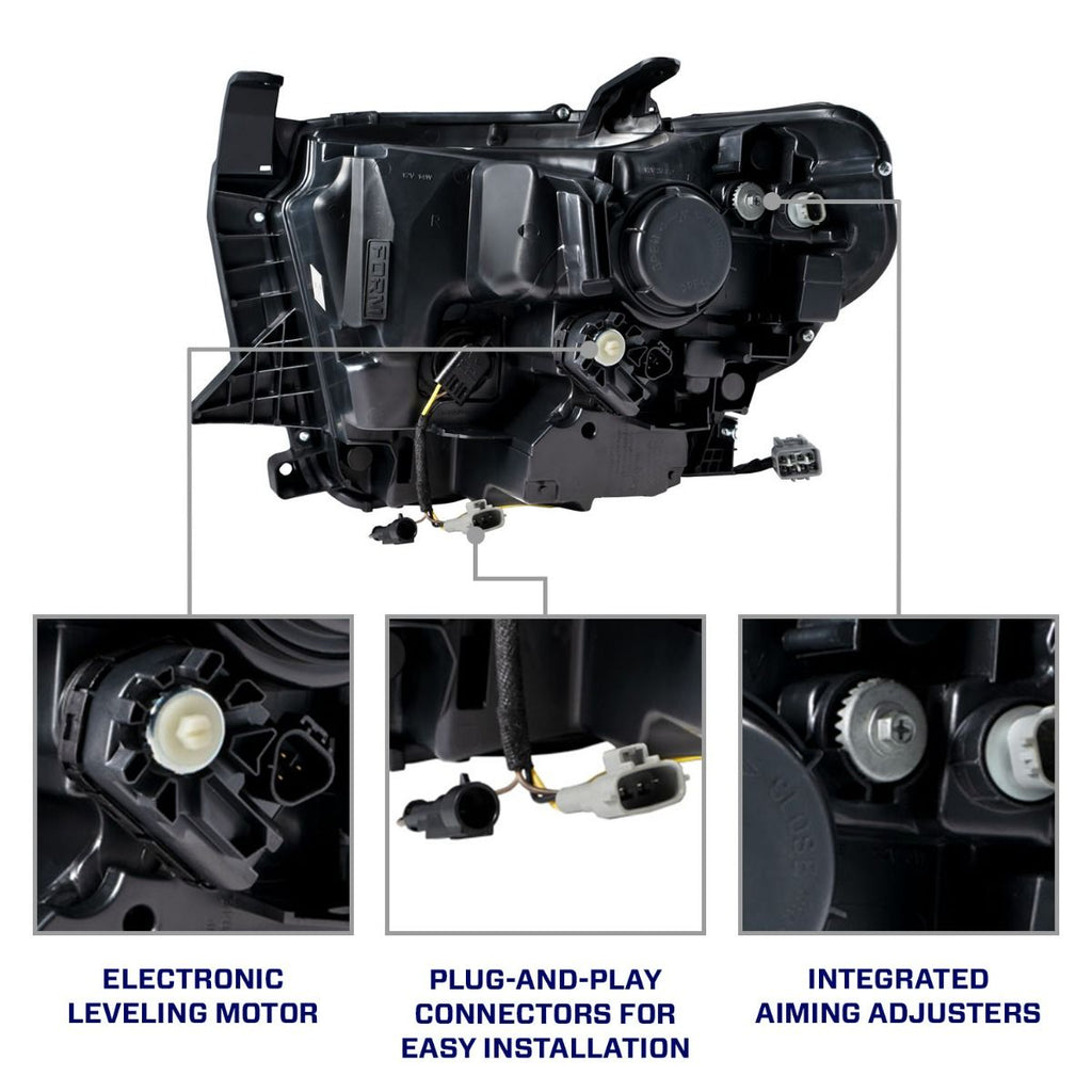 2014-2021 Toyota Tundra LED Reflector Headlights