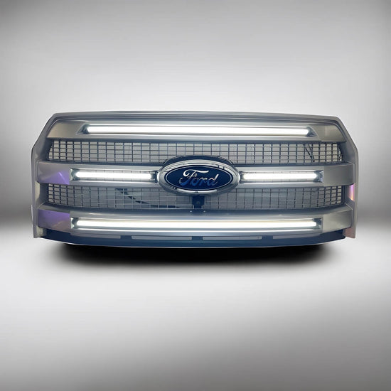 2015-2017 Ford F150 LED “Ghost” Grille Light Kit – Platinum, 6500 K White, IP67 Waterproof