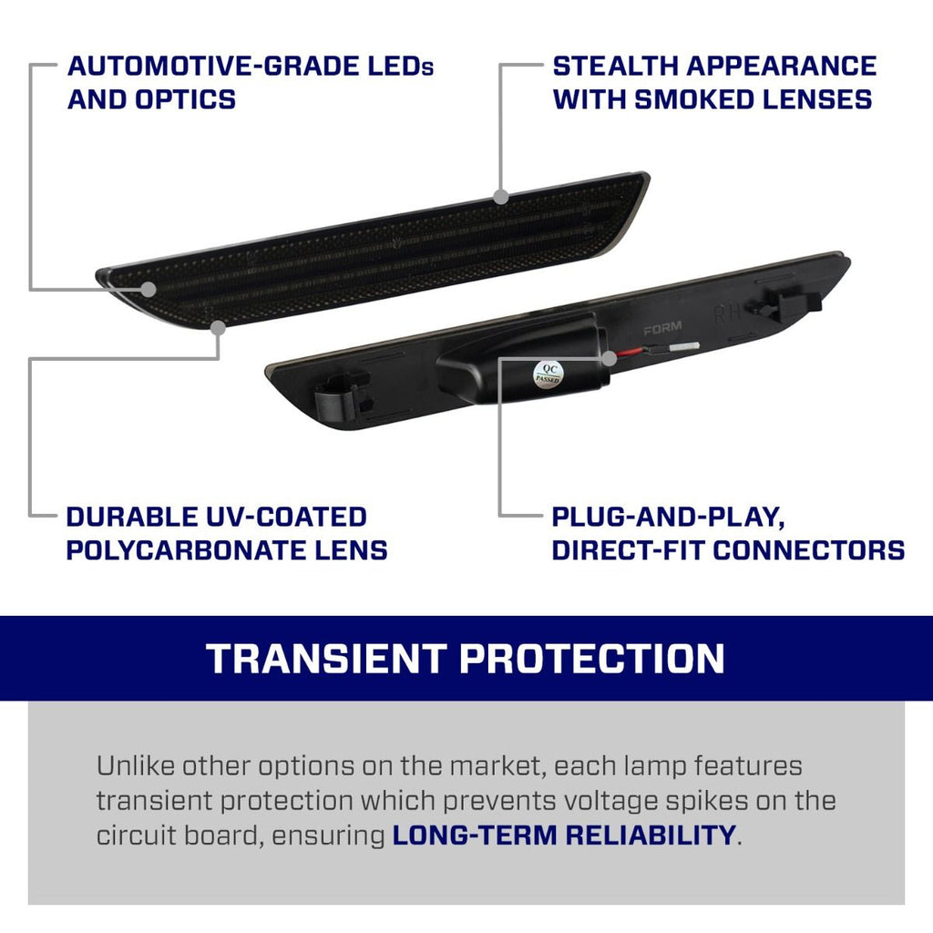 2015-2023 Ford Mustang LED Side Markers