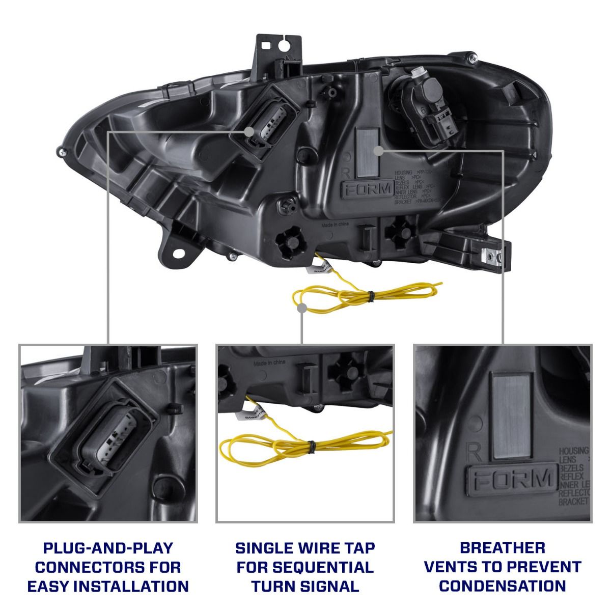 2018-2023 Ford Mustang LED Headlights