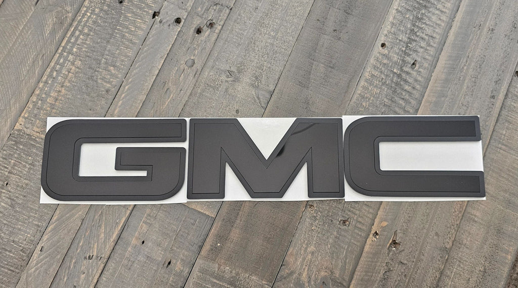 2019-2026 GMC Sierra | Custom GMC Grille Emblem (installed reference photo)