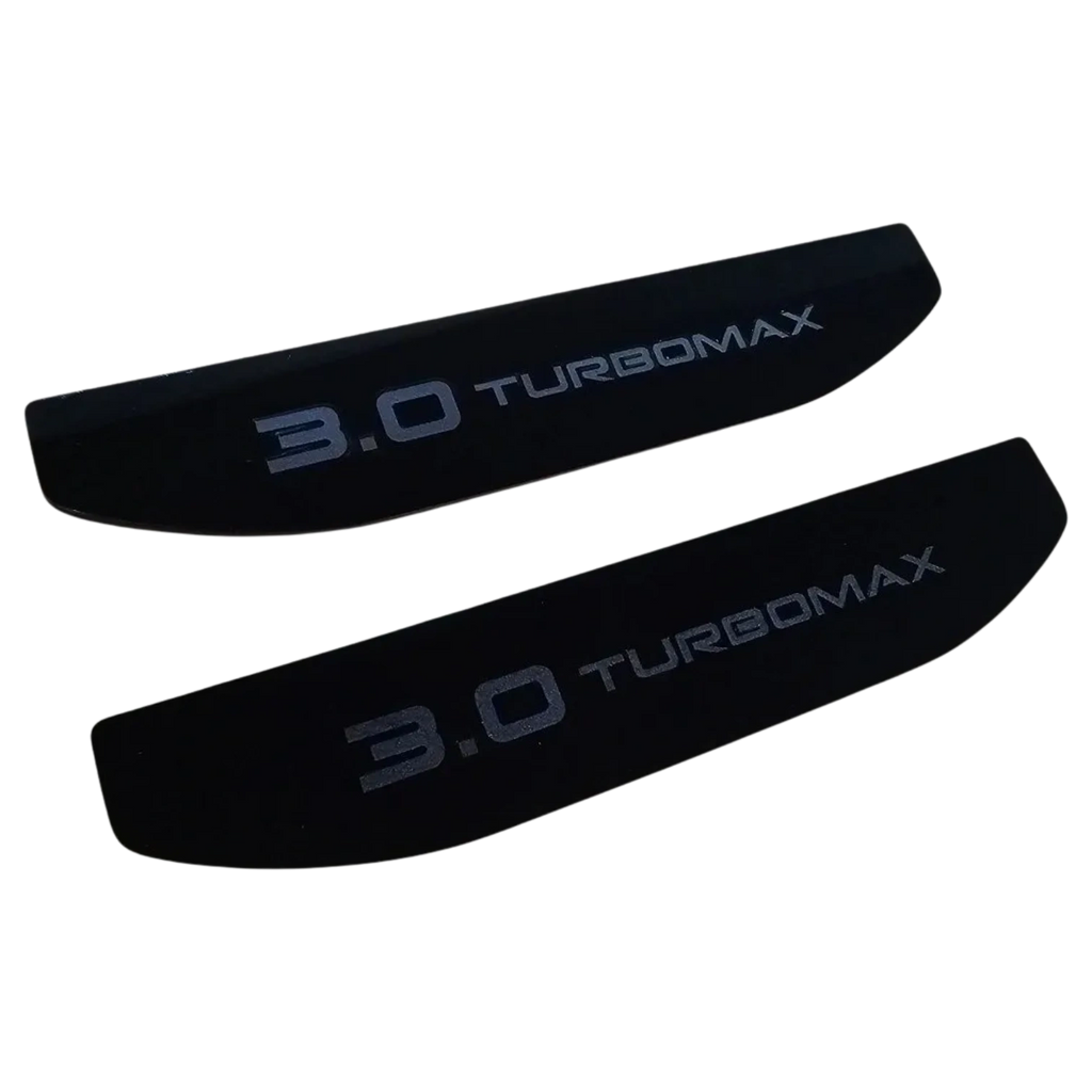 2019-2026 GMC Sierra 1500 | 3.0 Turbomax Fender Emblem Inserts (installed reference photo)