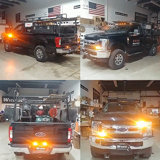 F-250 All Amber Strobe Light Kit
