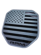 2019-2026 Ram 1500 | American Flag Tailgate Emblem (installed reference photo)