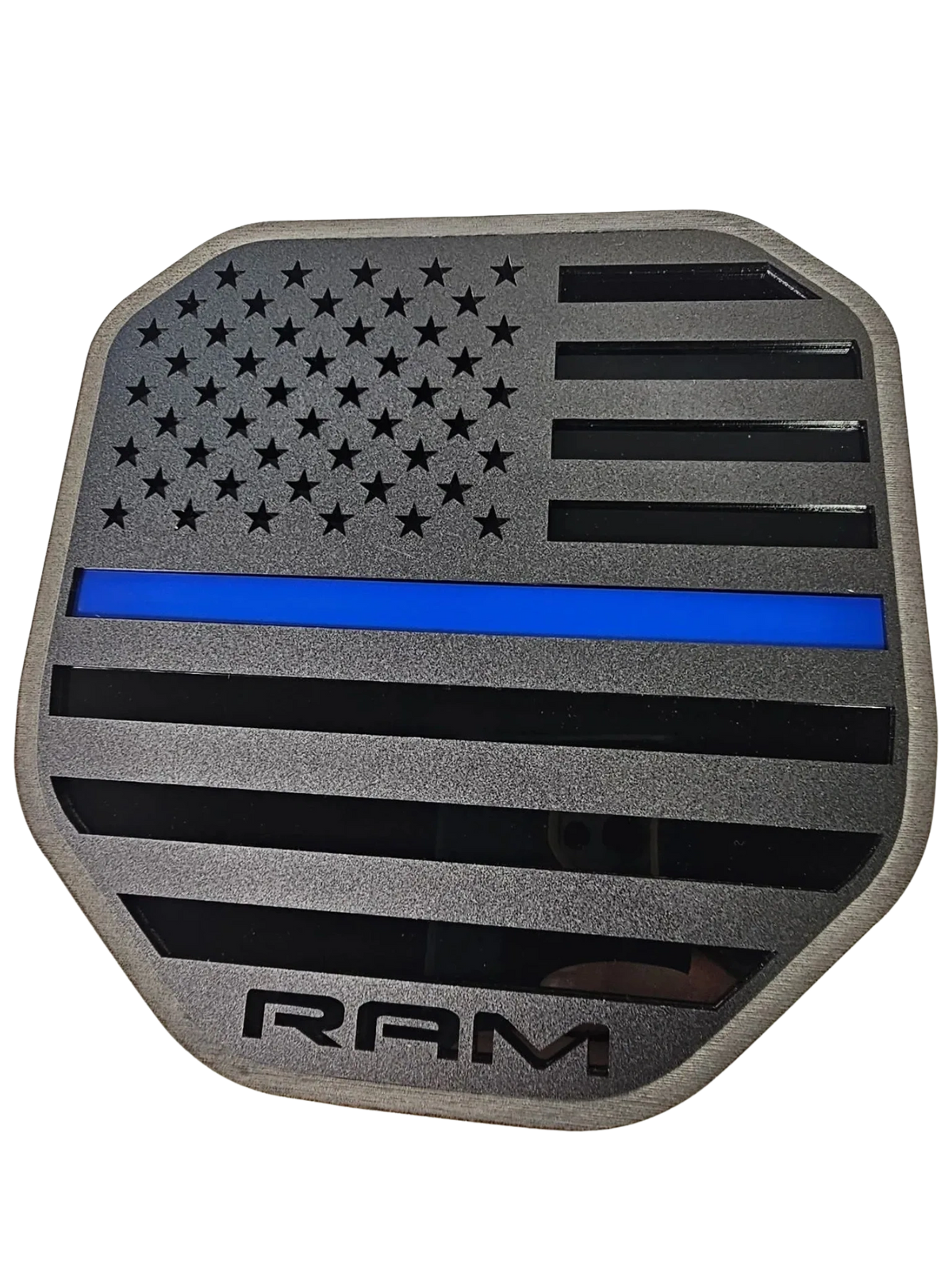 2019-2026 Ram 1500 | Honor The Line First Responders Tailgate Emblem (installed reference photo)