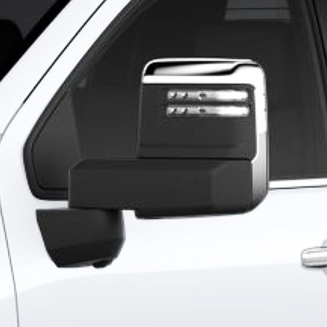 2500-3500 White Forward-Facing Mirror Lights Auto Flasher (WAF) Kit