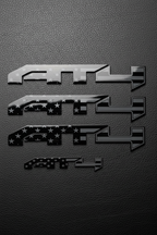 2020-2026 GMC Sierra, Yukon & Canyon | AT4-Style American Flag Emblems (Set of 3) (installed reference photo)