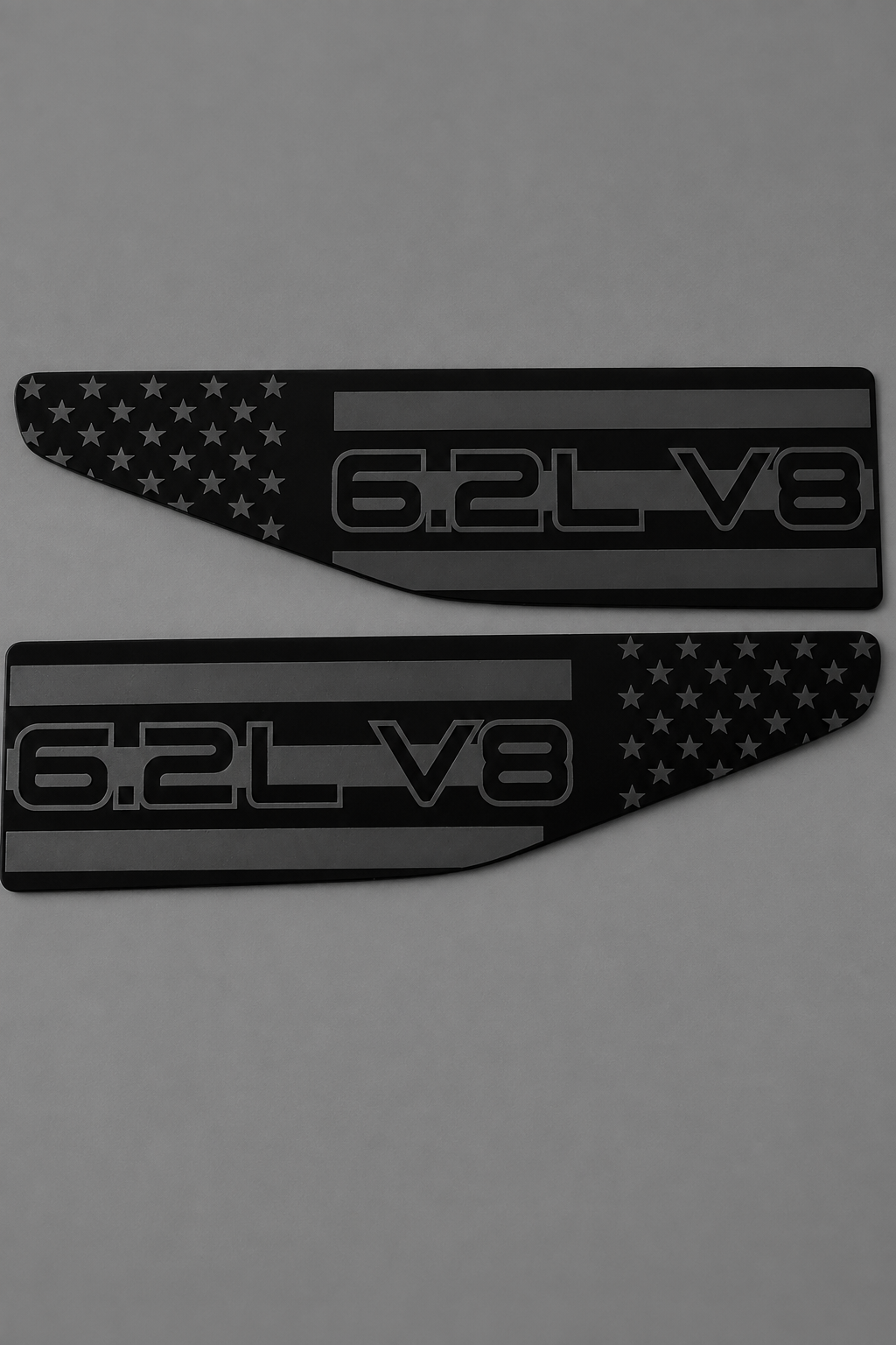 2021-2026 GMC Yukon | 6.2L V8 American Flag Fender Emblems (Pair) (installed reference photo)