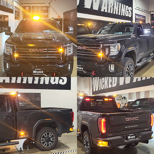 2500 AT4 HD Snow Plow Light Setup