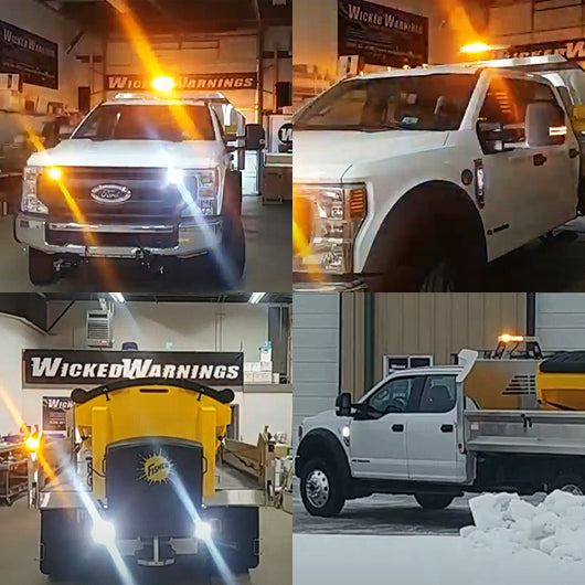 F-450 Snow Plow Warning Kit