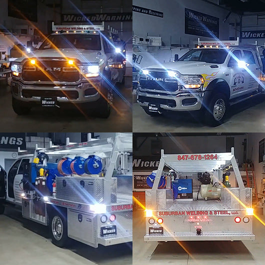4500 Service Truck Strobe Lights Kit