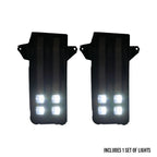 2019-2026 Silverado & Sierra tow mirror marker lights with forward spot lights on