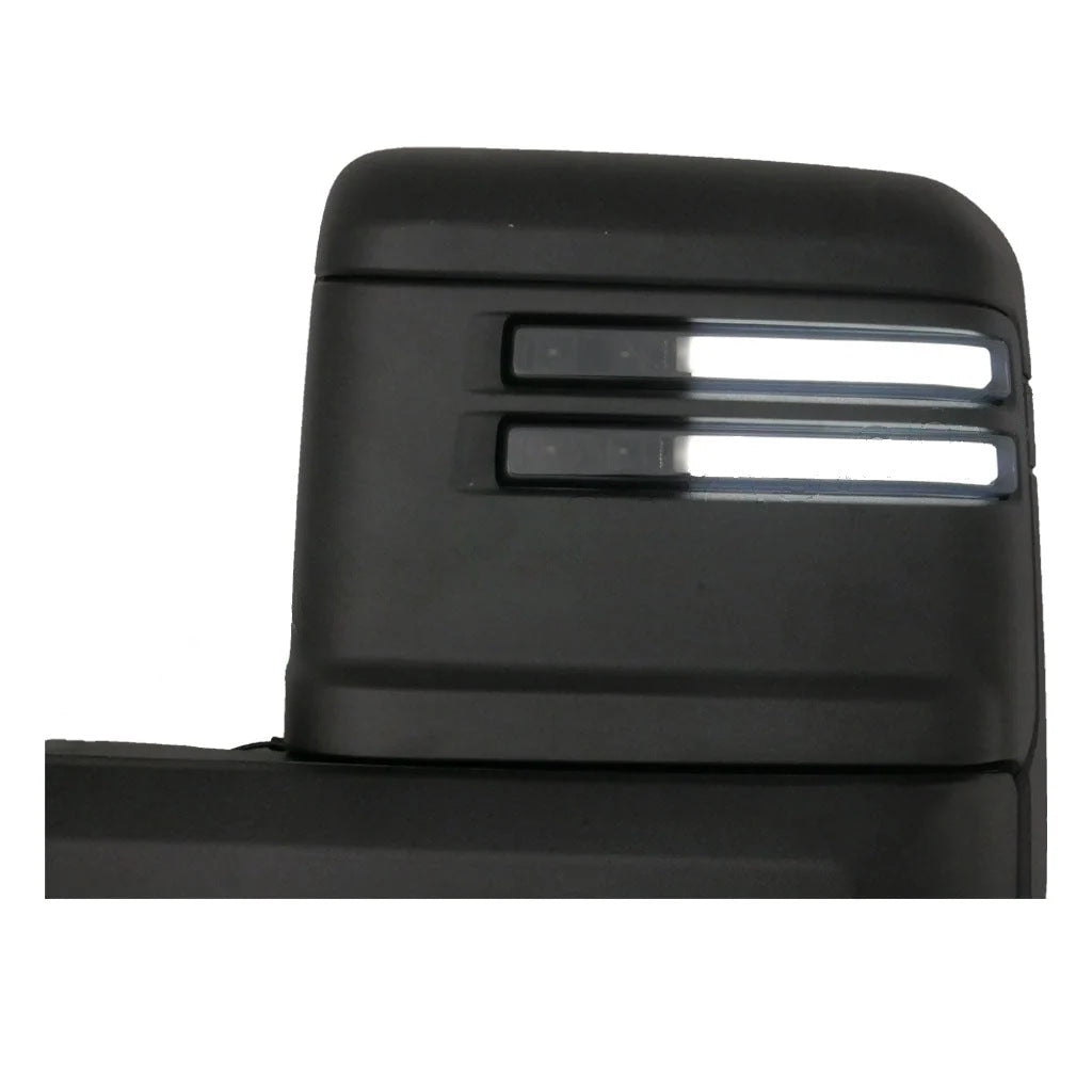 Tow mirror marker light installed, white running light