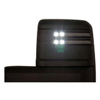 Tow mirror marker light installed with spot lights on
