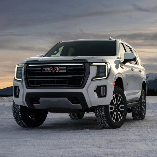 2021-2023 GMC Yukon AT4 LED “Power” Grille Bar – IP67, Bolt-On, Black or Silver Frame
