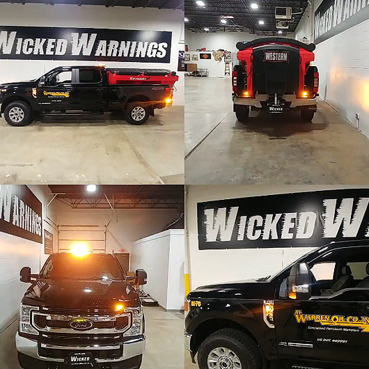 F-250 STX Amber LED Strobe Lights
